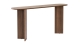 Console ovale effet Noyer 150 cm - Malva