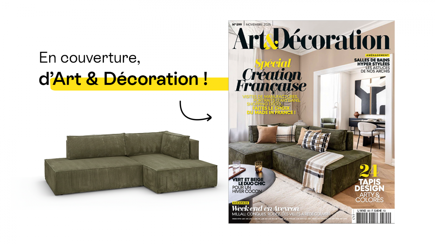 Canapé d'angle à droite convertible 3 places avec coffre de rangement en velours côtelé vert kaki - Barani Canapé d'angle à droite convertible 3 places avec coffre de rangement en velours côtelé vert kaki - Barani