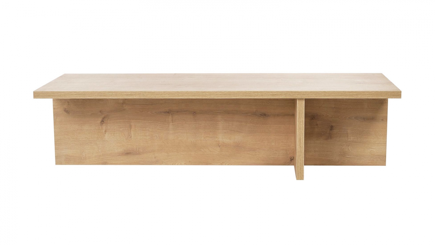 Table basse rectangulaire effet Chêne 120 cm - Arden Table basse rectangulaire effet Chêne 120 cm - Arden