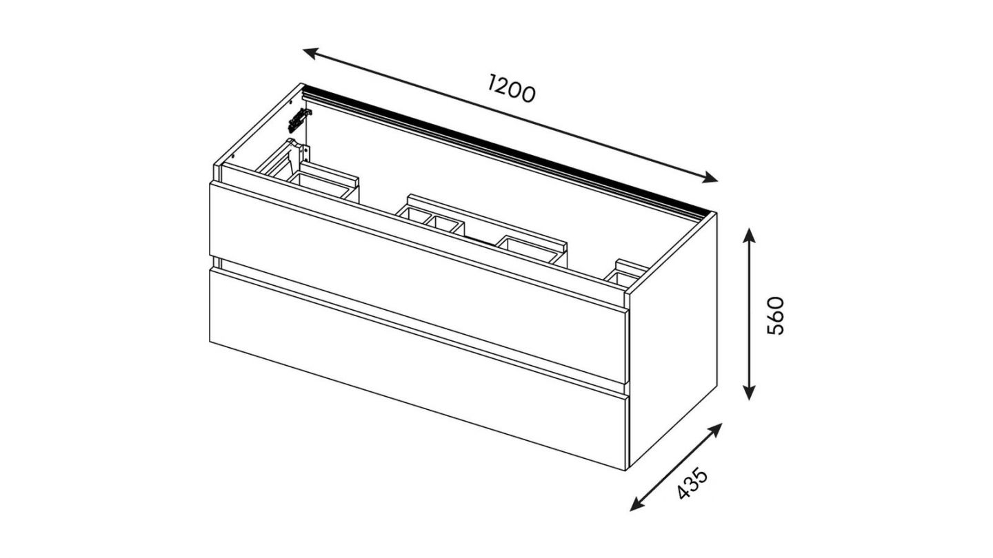 Meuble de salle de bain suspendu double vasque intégrée 120cm 2 tiroirs Chêne clair - Hudson Meuble de salle de bain suspendu double vasque intégrée 120cm 2 tiroirs Chêne clair - Hudson