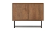 Buffet / Meuble d'entrée 2 portes effet Noyer 90 cm - Corfu