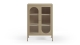 Buffet 2 portes en métal beige 70 cm - Ysia