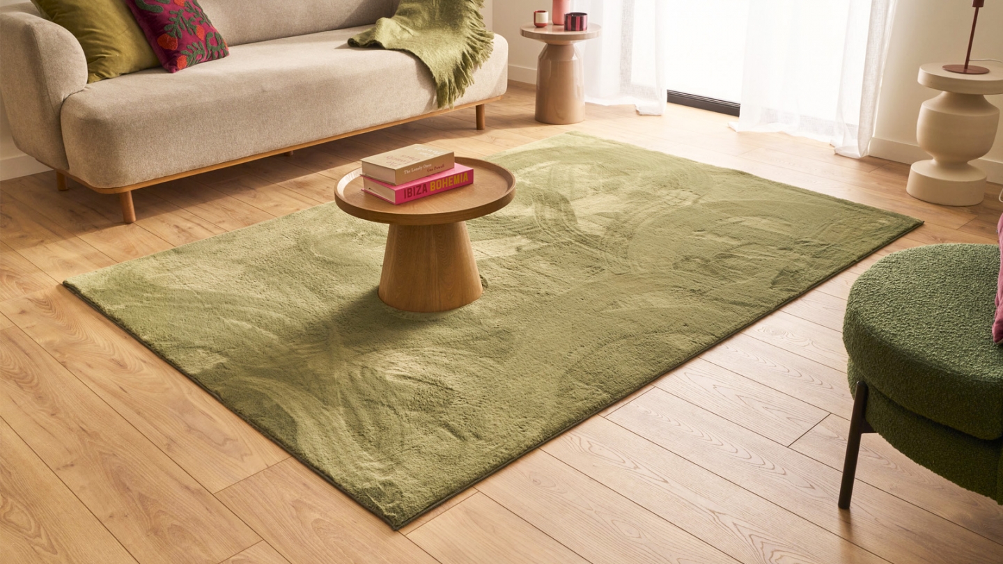 Tapis uni vert 160x230 cm - Horizon Tapis uni vert 160x230 cm - Horizon