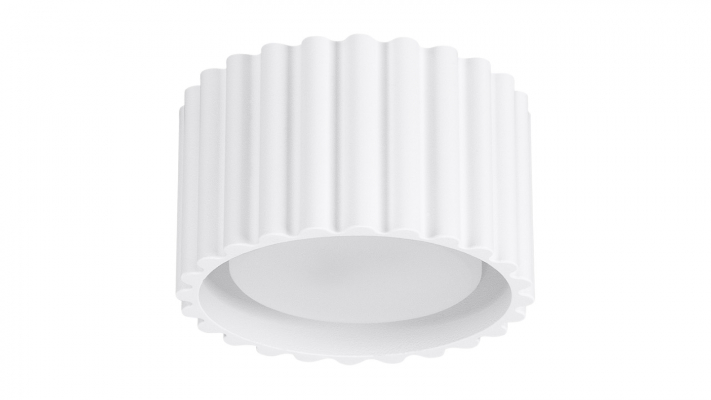 Plafonnier cannelé blanc - Aura Plafonnier cannelé blanc - Aura