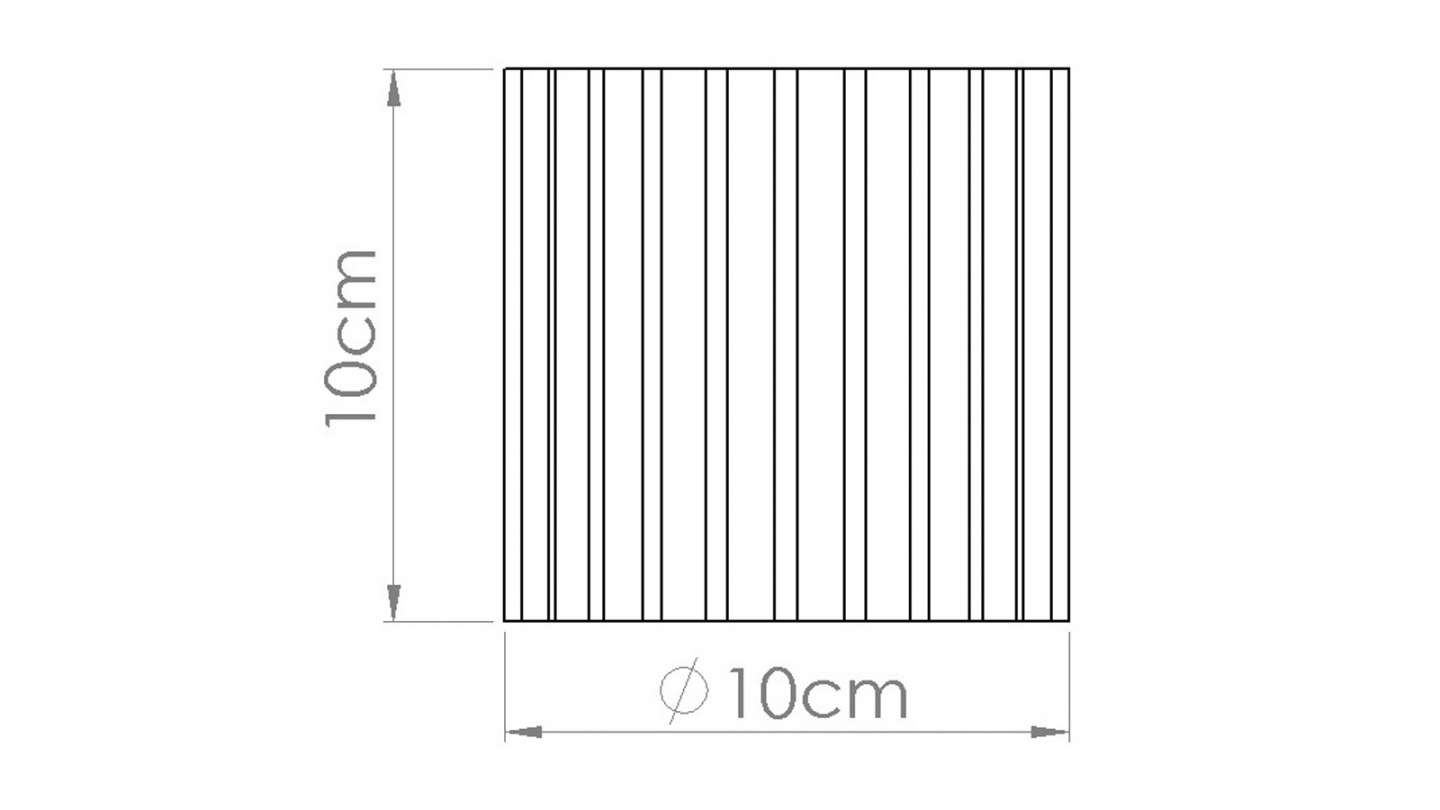 Plafonnier cannelé Bordeaux - Aura Plafonnier cannelé Bordeaux - Aura