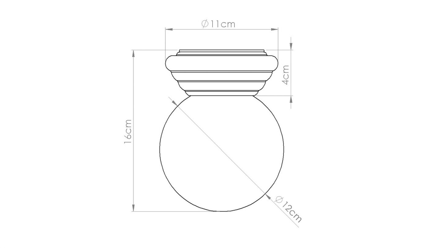 Plafonnier en céramique et globe en verre pêche - Zori Plafonnier en céramique et globe en verre pêche - Zori