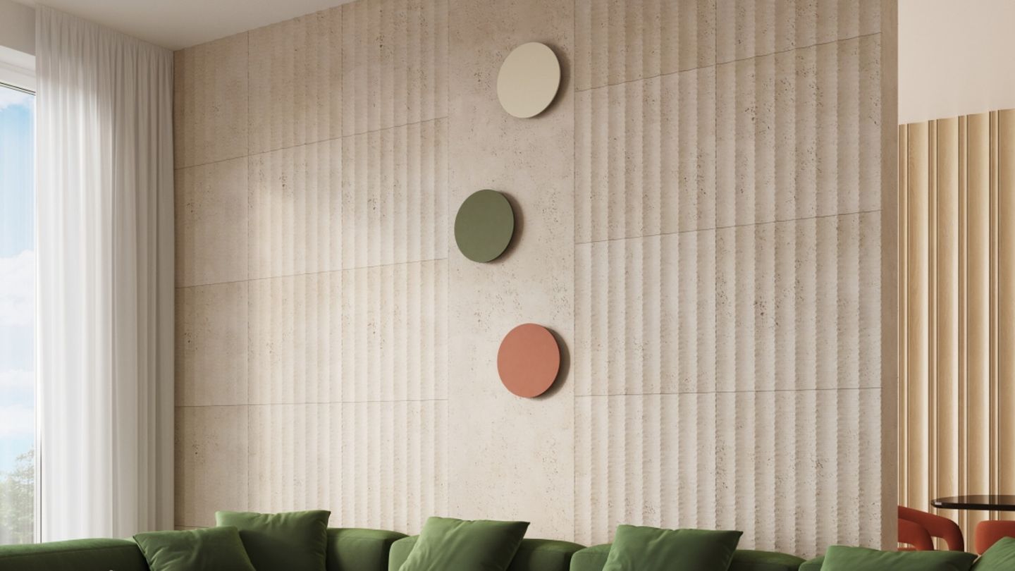 Applique murale ronde vert olive LED 3000K - Borgen Applique murale ronde vert olive LED 3000K - Borgen