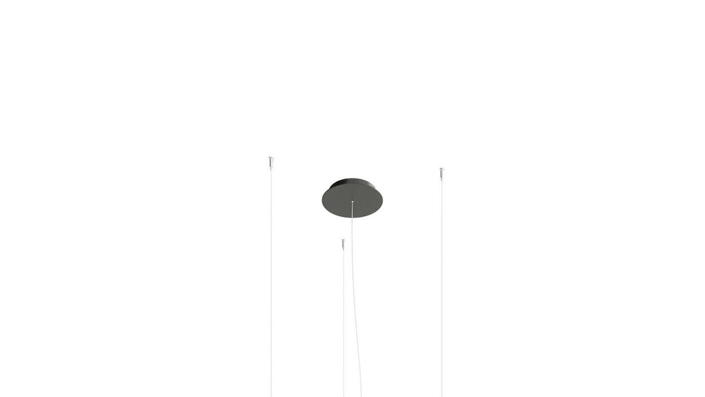 Suspension ronde noire à Led 55 cm - 3000K - Rio Suspension ronde noire à Led 55 cm - 3000K - Rio