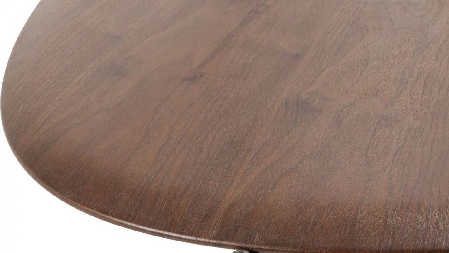Table basse organique effet bois brun 121 cm - Kota Table basse organique effet bois brun 121 cm - Kota