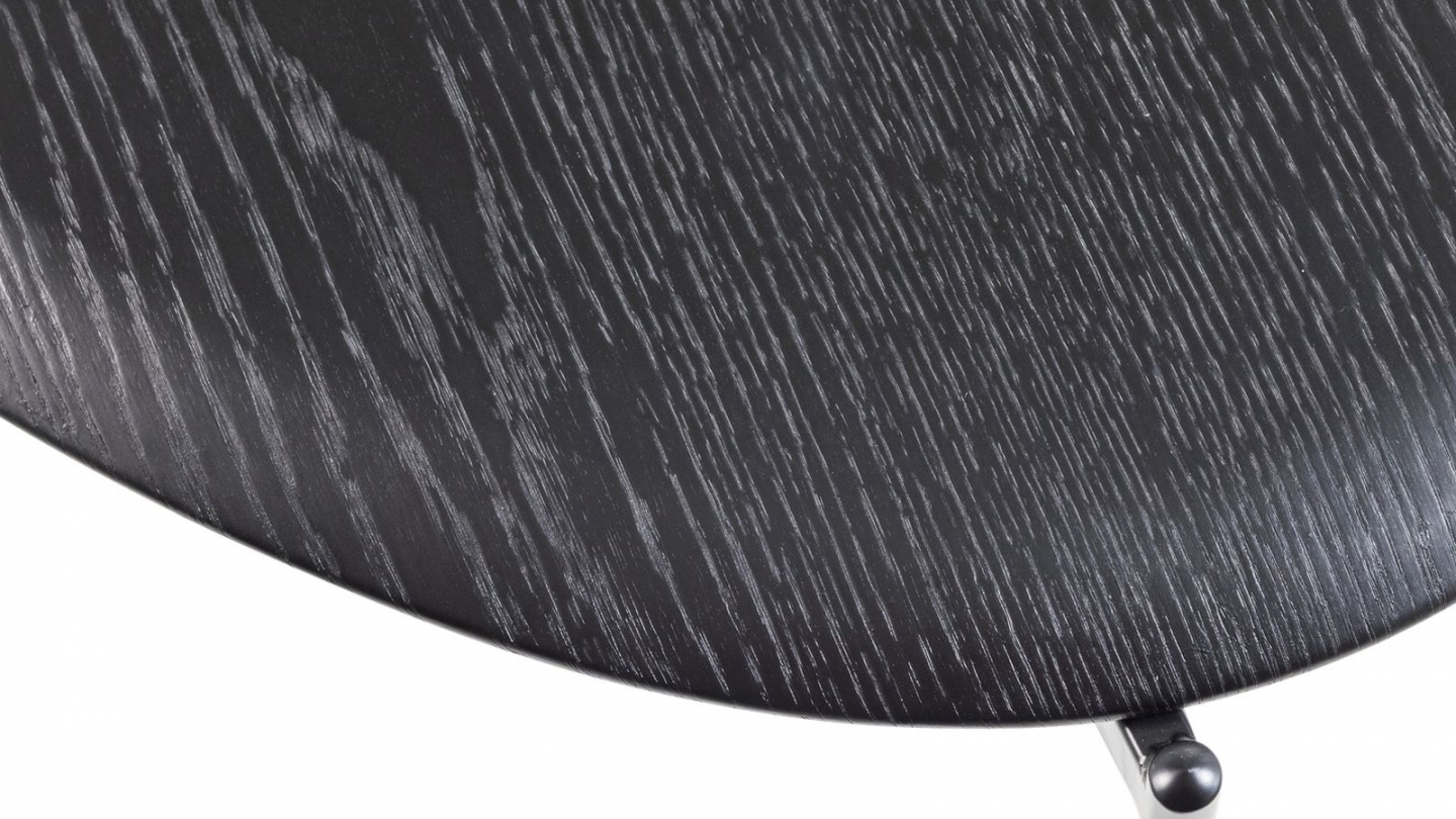 Table basse organique effet bois noir 92 cm - Kota Table basse organique effet bois noir 92 cm - Kota