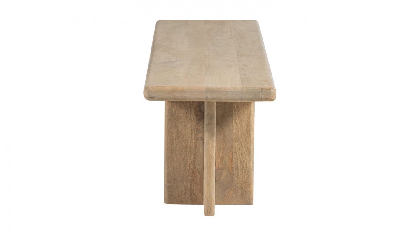 Banc de salle à manger XL bois de manguier massif 220 cm - Ato Banc de salle à manger XL bois de manguier massif 220 cm - Ato