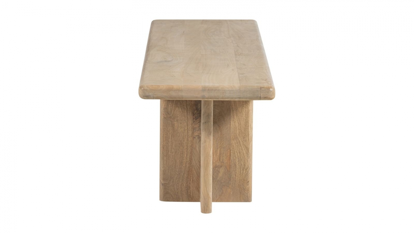 Banc de salle à manger en bois de manguier massif 180 cm - Ato Banc de salle à manger en bois de manguier massif 180 cm - Ato