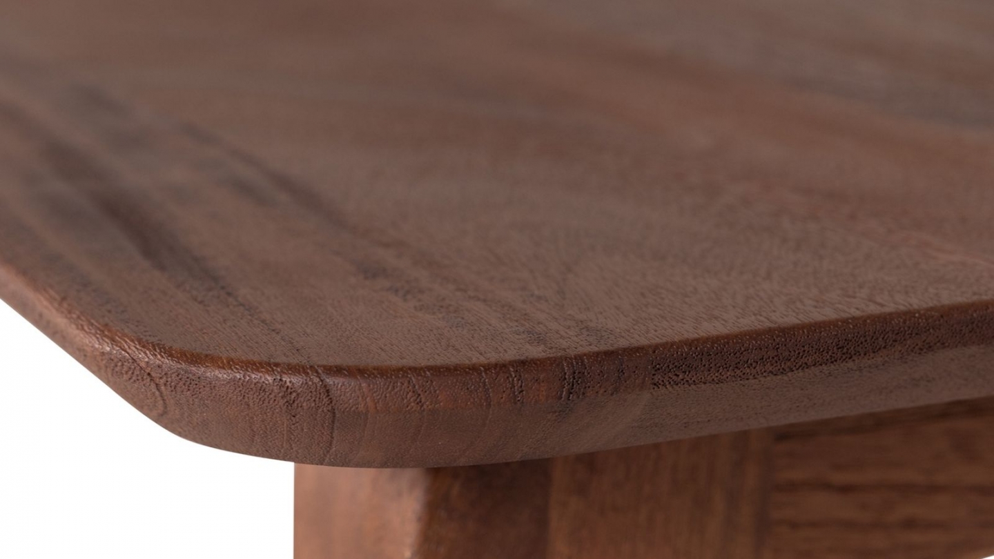 Table à manger rectangulaire en bois de manguier brun 220 cm - Ato Table à manger rectangulaire en bois de manguier brun 220 cm - Ato