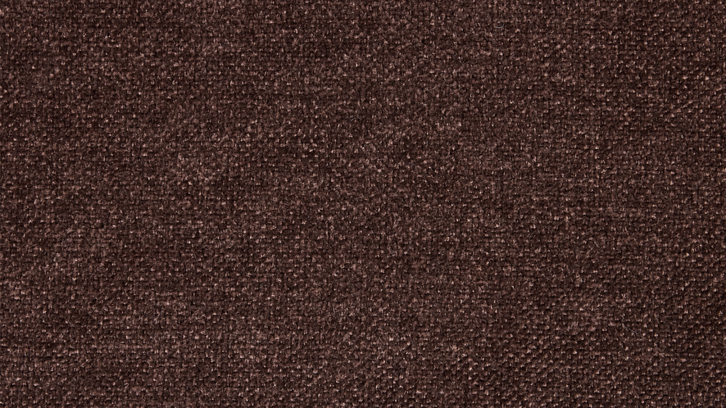 Lot de 2 chaises en cannage, tissu chenille marron et piètement chromé - Muse Lot de 2 chaises en cannage, tissu chenille marron et piètement chromé - Muse