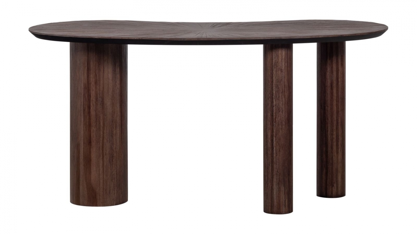 Console / Bureau organique en teck recyclé brun 150 cm - Sun Console / Bureau organique en teck recyclé brun 150 cm - Sun