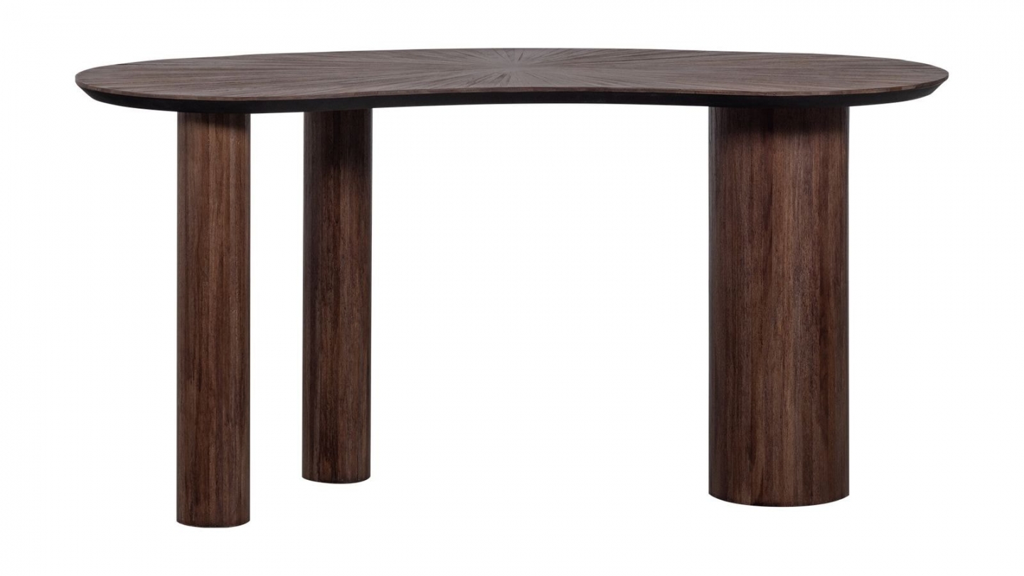 Console / Bureau organique en teck recyclé brun 150 cm - Sun Console / Bureau organique en teck recyclé brun 150 cm - Sun