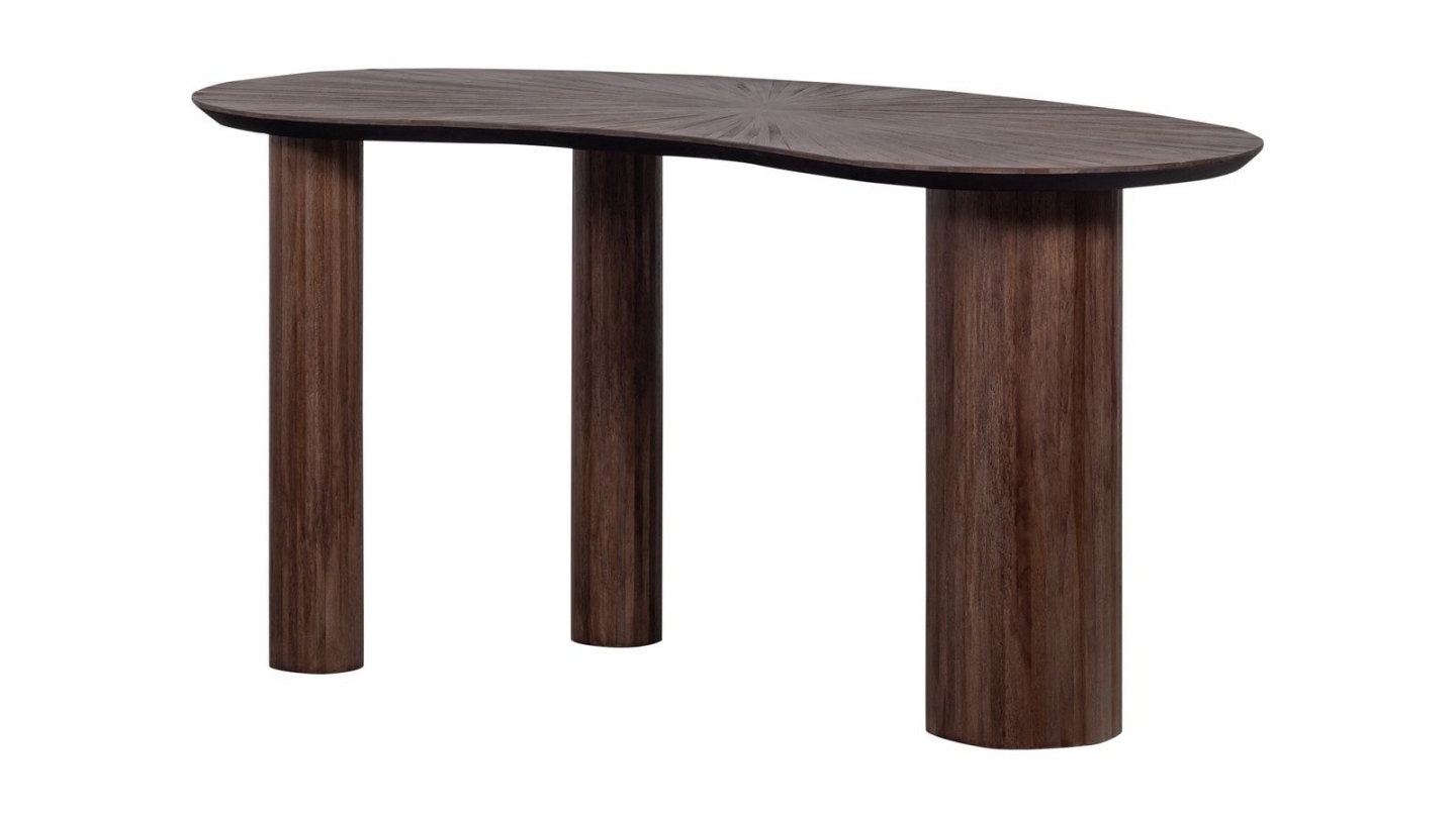 Console / Bureau organique en teck recyclé brun 150 cm - Sun Console / Bureau organique en teck recyclé brun 150 cm - Sun