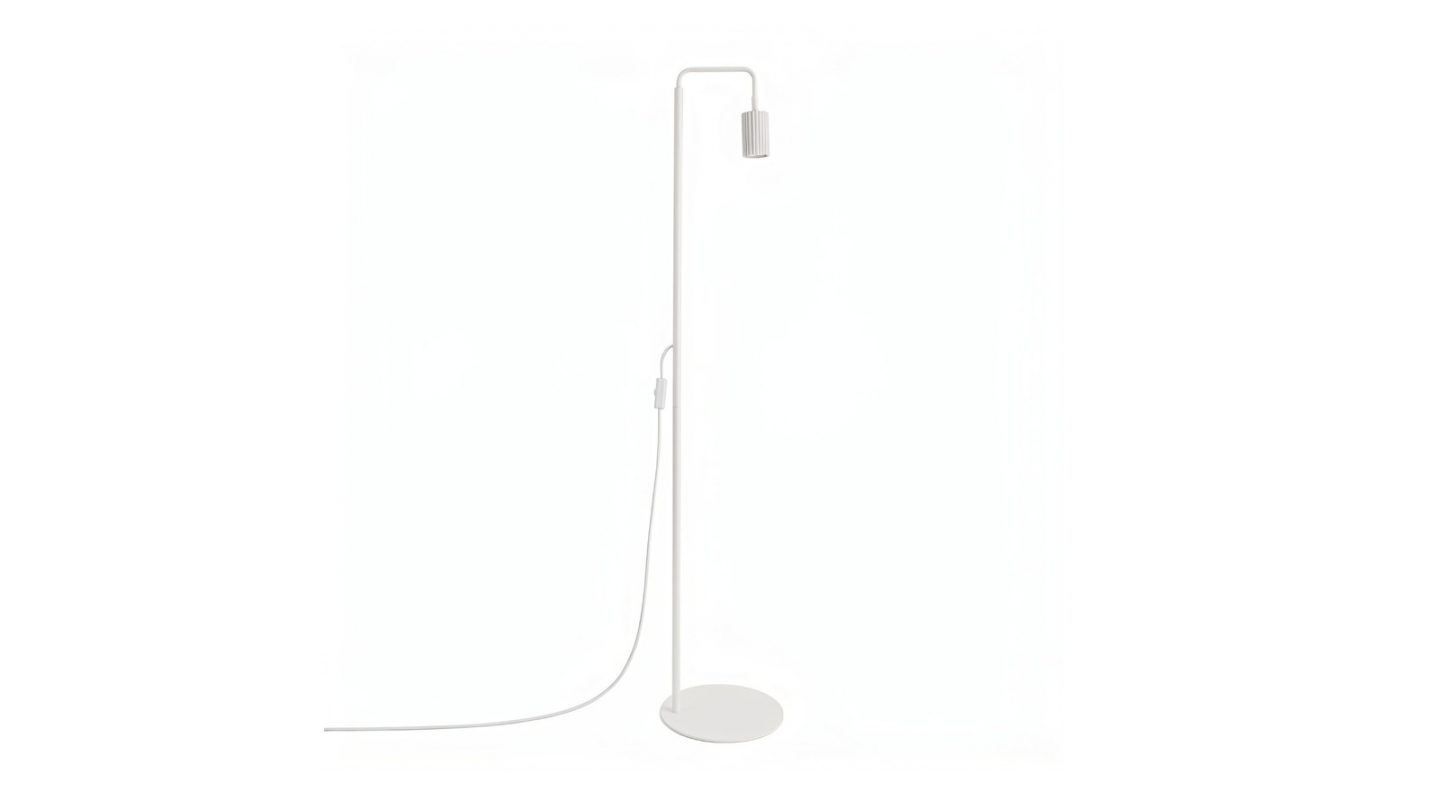 Lampadaire en aluminium blanc 160 cm - Karbon Lampadaire en aluminium blanc 160 cm - Karbon
