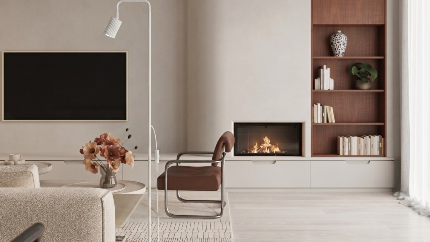 Lampadaire en aluminium blanc 160 cm - Karbon Lampadaire en aluminium blanc 160 cm - Karbon