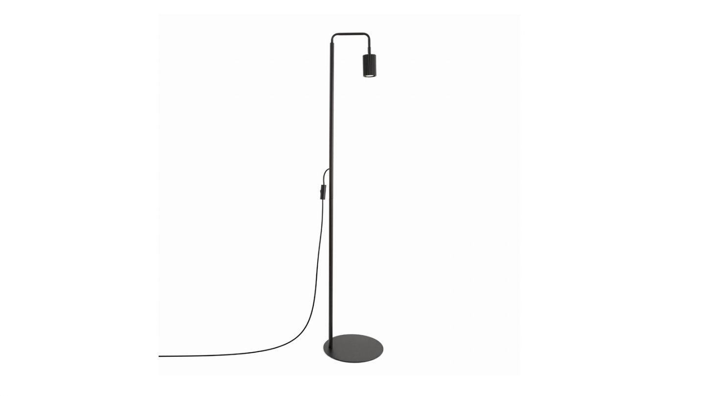 Lampadaire en aluminium noir 160 cm - Karbon Lampadaire en aluminium noir 160 cm - Karbon