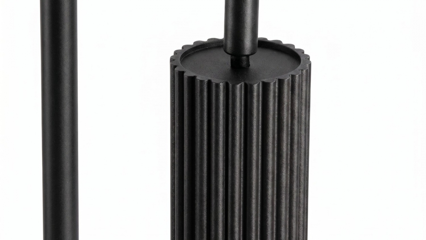 Lampadaire en aluminium noir 160 cm - Karbon Lampadaire en aluminium noir 160 cm - Karbon