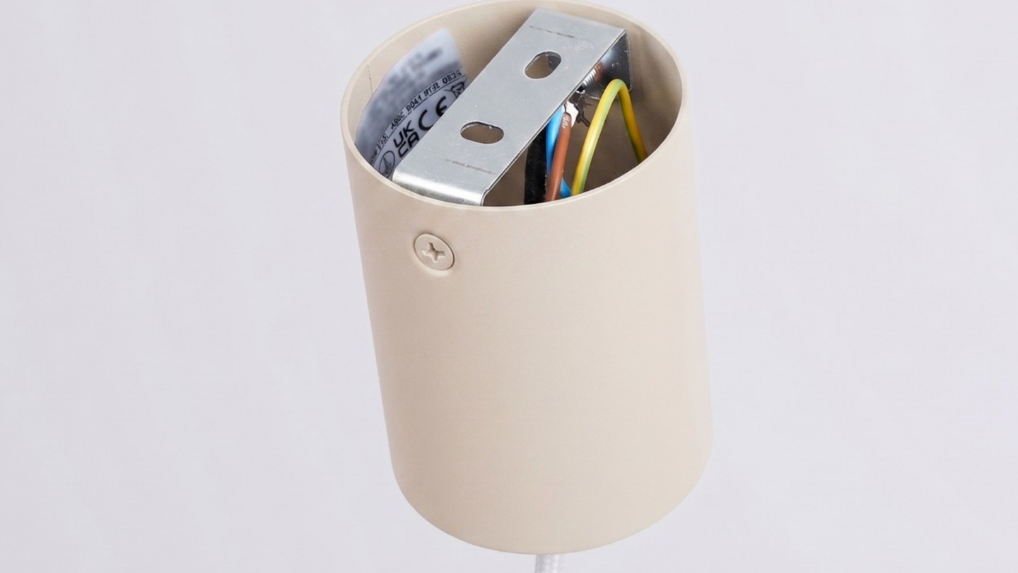 Suspension en métal beige 40 cm - Nox Suspension en métal beige 40 cm - Nox