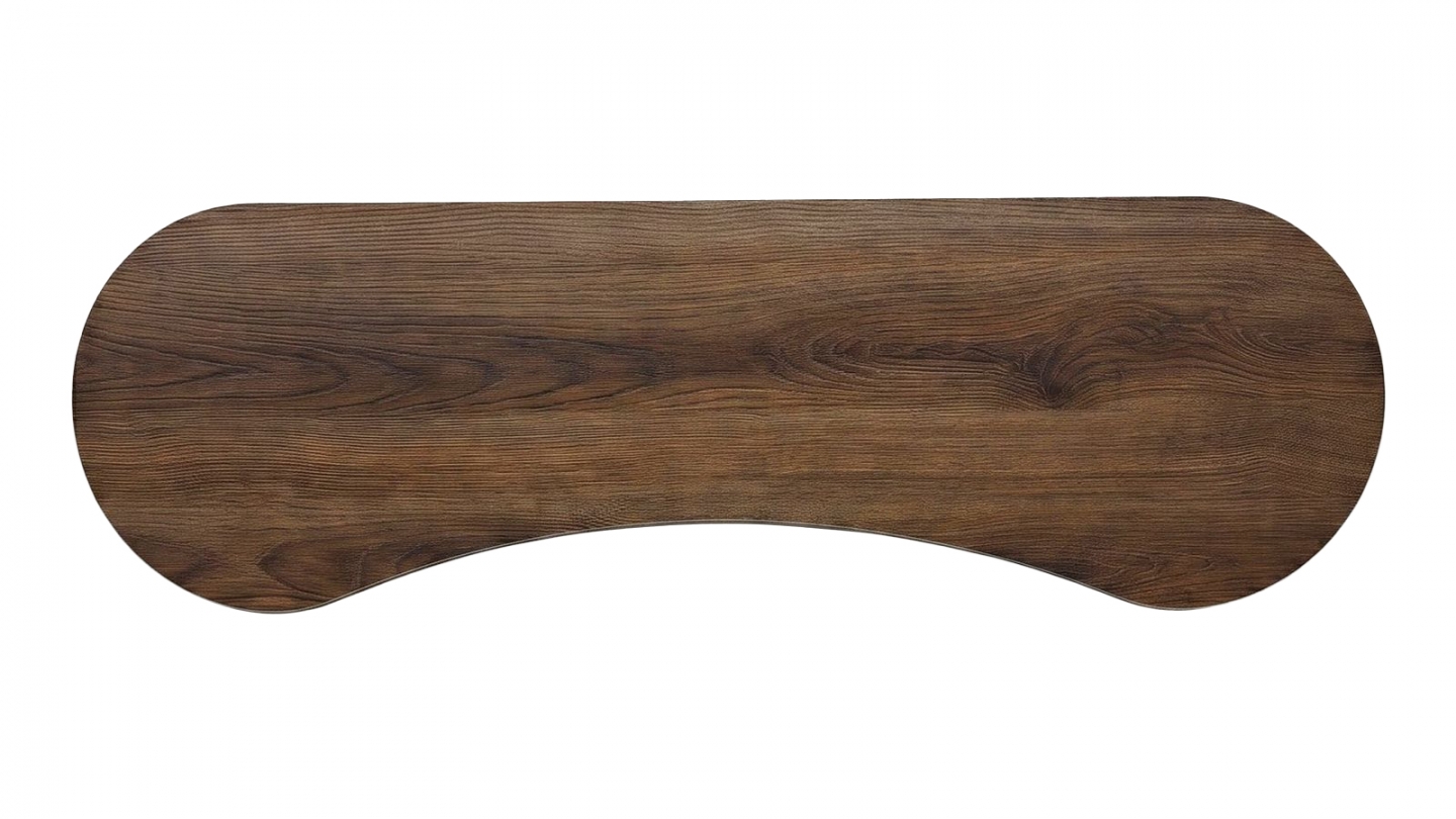 Console effet noyer 120 cm - Elina Console effet noyer 120 cm - Elina