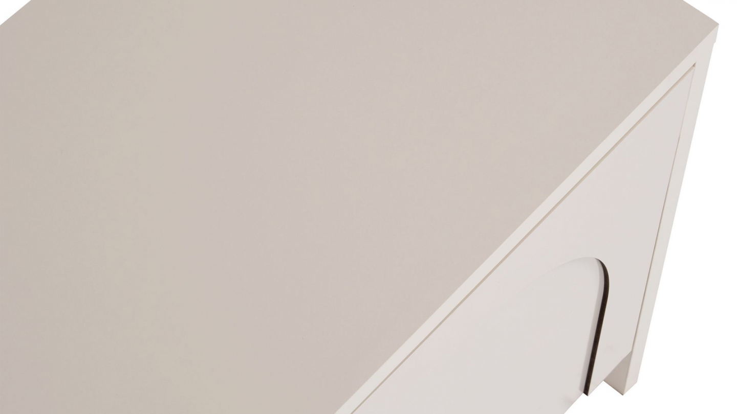 Meuble TV 4 portes crème 180 cm - Vela Meuble TV 4 portes crème 180 cm - Vela