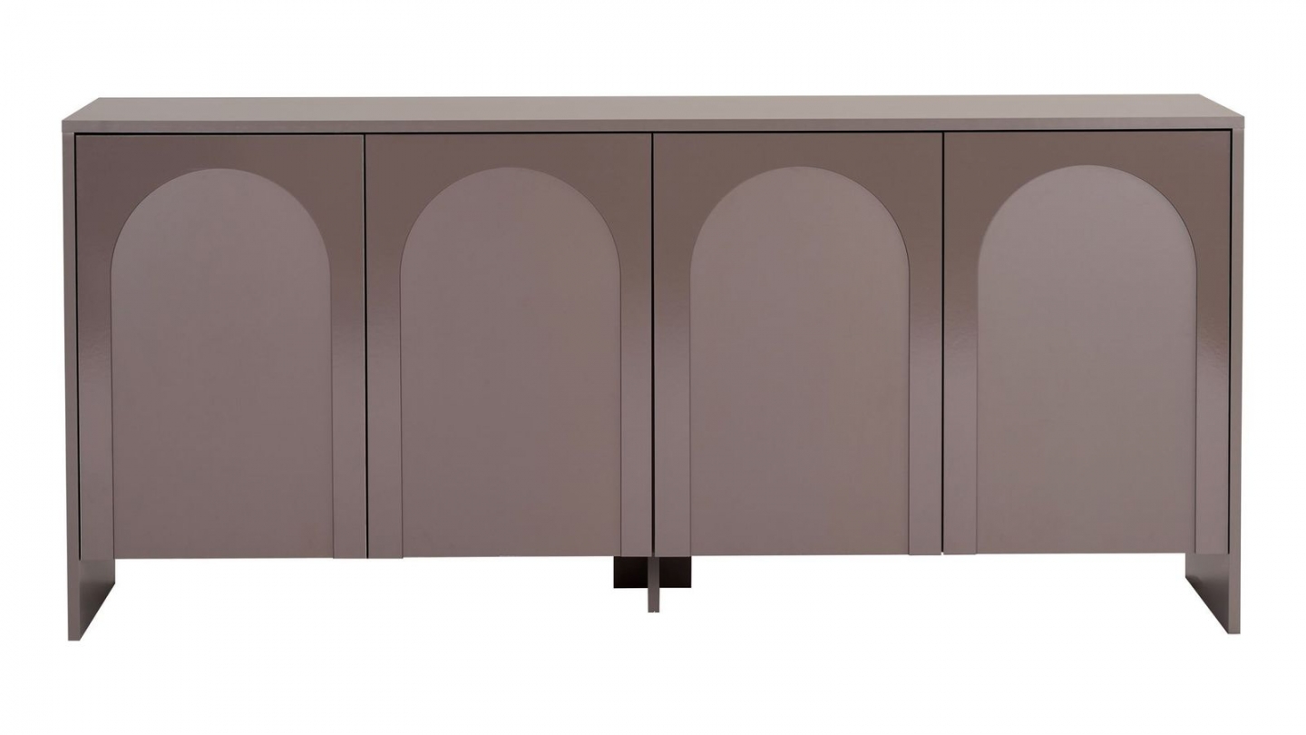 Buffet 4 portes taupe 180 cm - Tiva Buffet 4 portes taupe 180 cm - Tiva