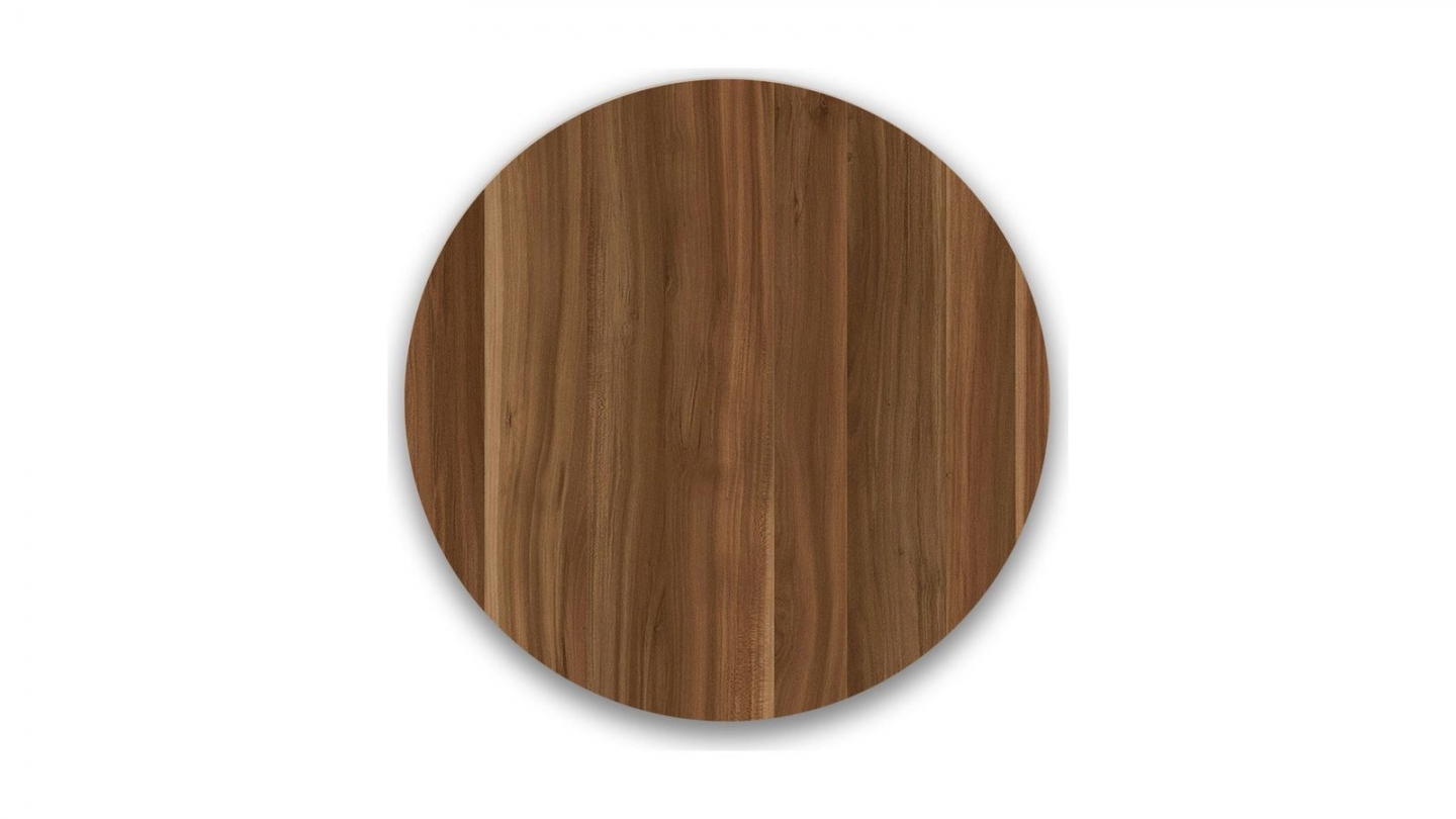 Table basse 2 portes effet noyer 90 cm - Vona Table basse 2 portes effet noyer 90 cm - Vona