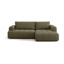 Canapé d'angle droit convertible