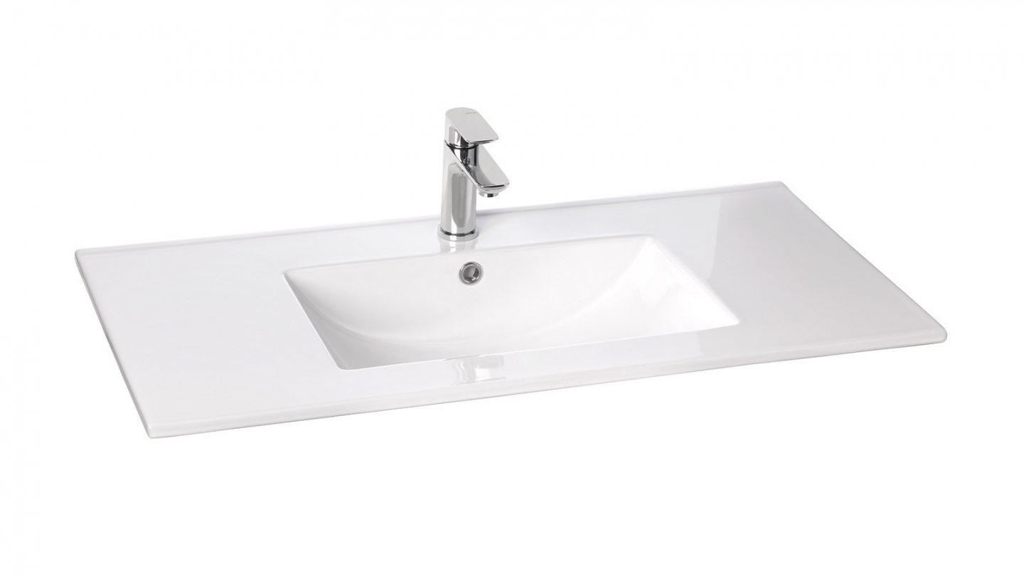 Meuble de salle de bain suspendu vasque intégrée 90cm 1 tiroir Marine - Venice Meuble de salle de bain suspendu vasque intégrée 90cm 1 tiroir Marine - Venice