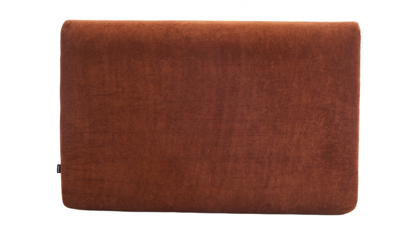 Banquette compressée 2 places en tissu chenille rouille - Billie Banquette compressée 2 places en tissu chenille rouille - Billie