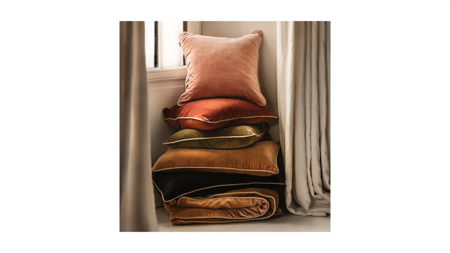 Housse d'édredon en velours Gold 85 x 200 cm - New Delhi Housse d'édredon en velours Gold 85 x 200 cm - New Delhi