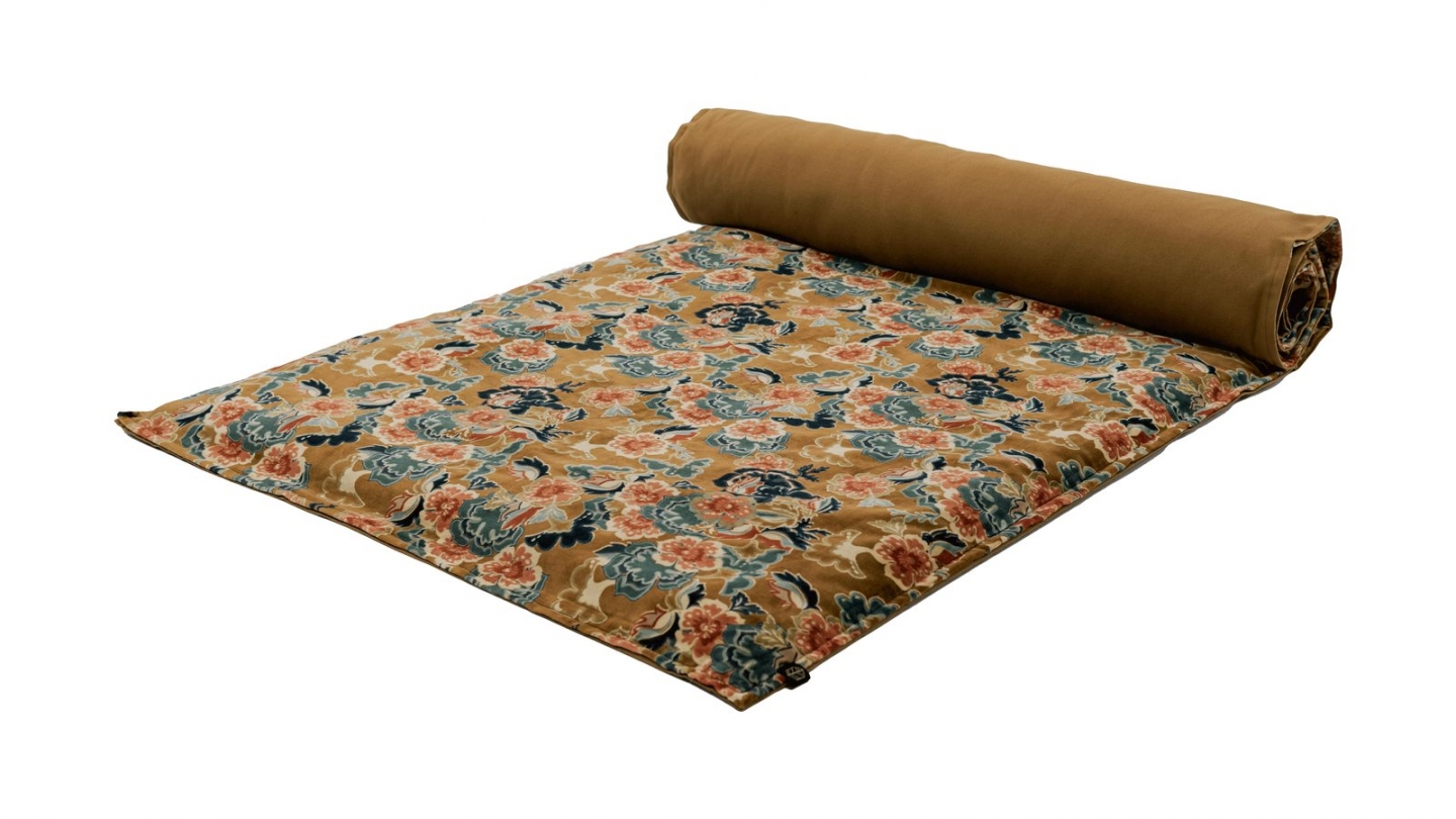 Housse d'édredon en velours imprimé gold 85 x 200 cm - Boston Housse d'édredon en velours imprimé gold 85 x 200 cm - Boston