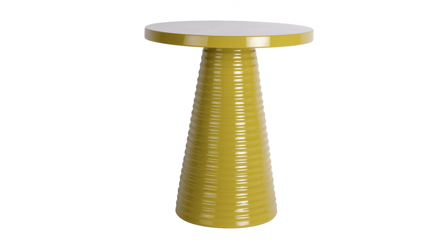 Table d'appoint en métal vert olive - Catania Table d'appoint en métal vert olive - Catania