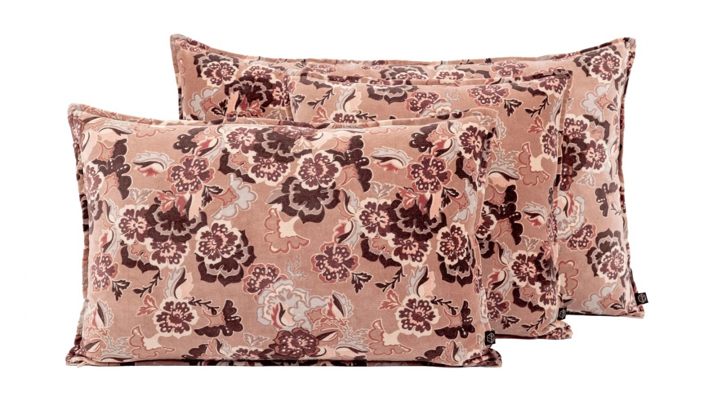 Pack intérieur & Housse de coussin en velours imprimé désert 40 x 60 cm - Boston Pack intérieur & Housse de coussin en velours imprimé désert 40 x 60 cm - Boston
