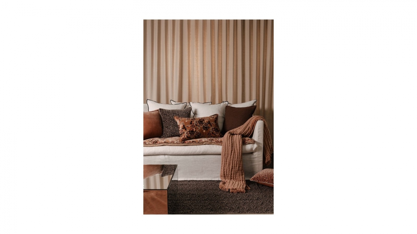 Pack intérieur & Housse de coussin en velours imprimé désert 40 x 60 cm - Boston Pack intérieur & Housse de coussin en velours imprimé désert 40 x 60 cm - Boston