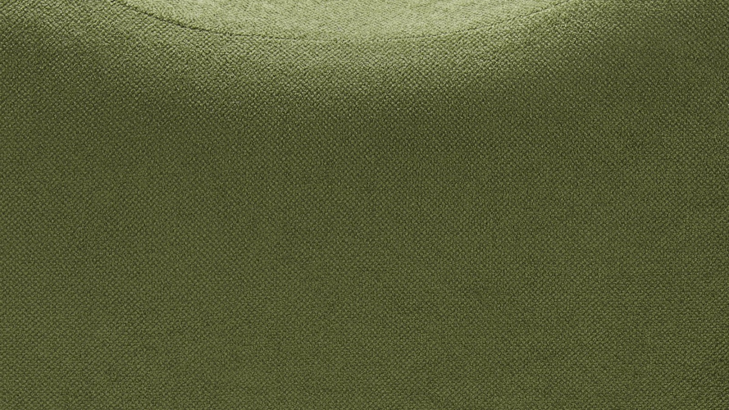 Chauffeuse compressée en tissu chenille vert kaki - Nido Chauffeuse compressée en tissu chenille vert kaki - Nido