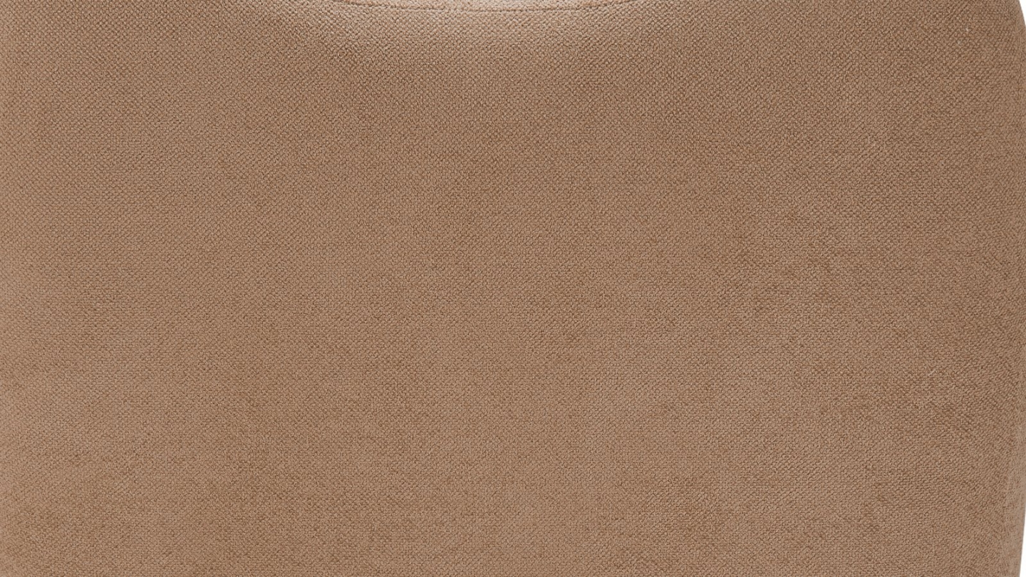 Chauffeuse compressée en tissu chenille moka - Nido Chauffeuse compressée en tissu chenille moka - Nido