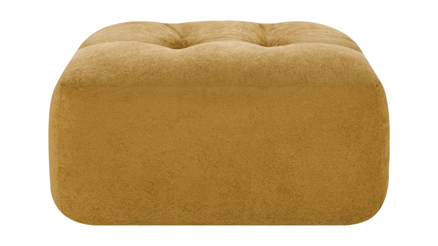 Pouf compressé en tissu chenille bronze - Nido Pouf compressé en tissu chenille bronze - Nido