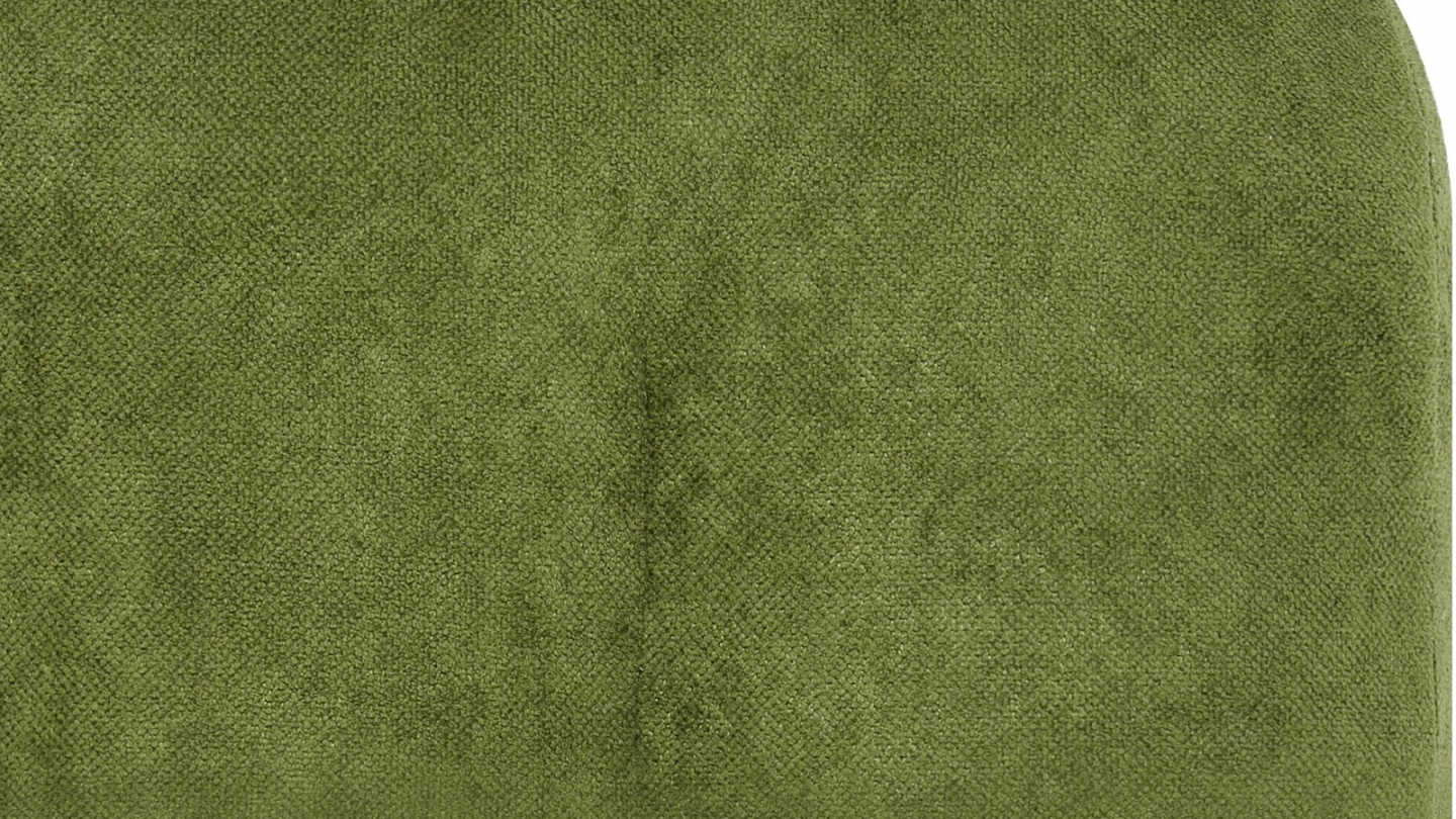 Pouf compressé en tissu chenille vert kaki - Nido Pouf compressé en tissu chenille vert kaki - Nido