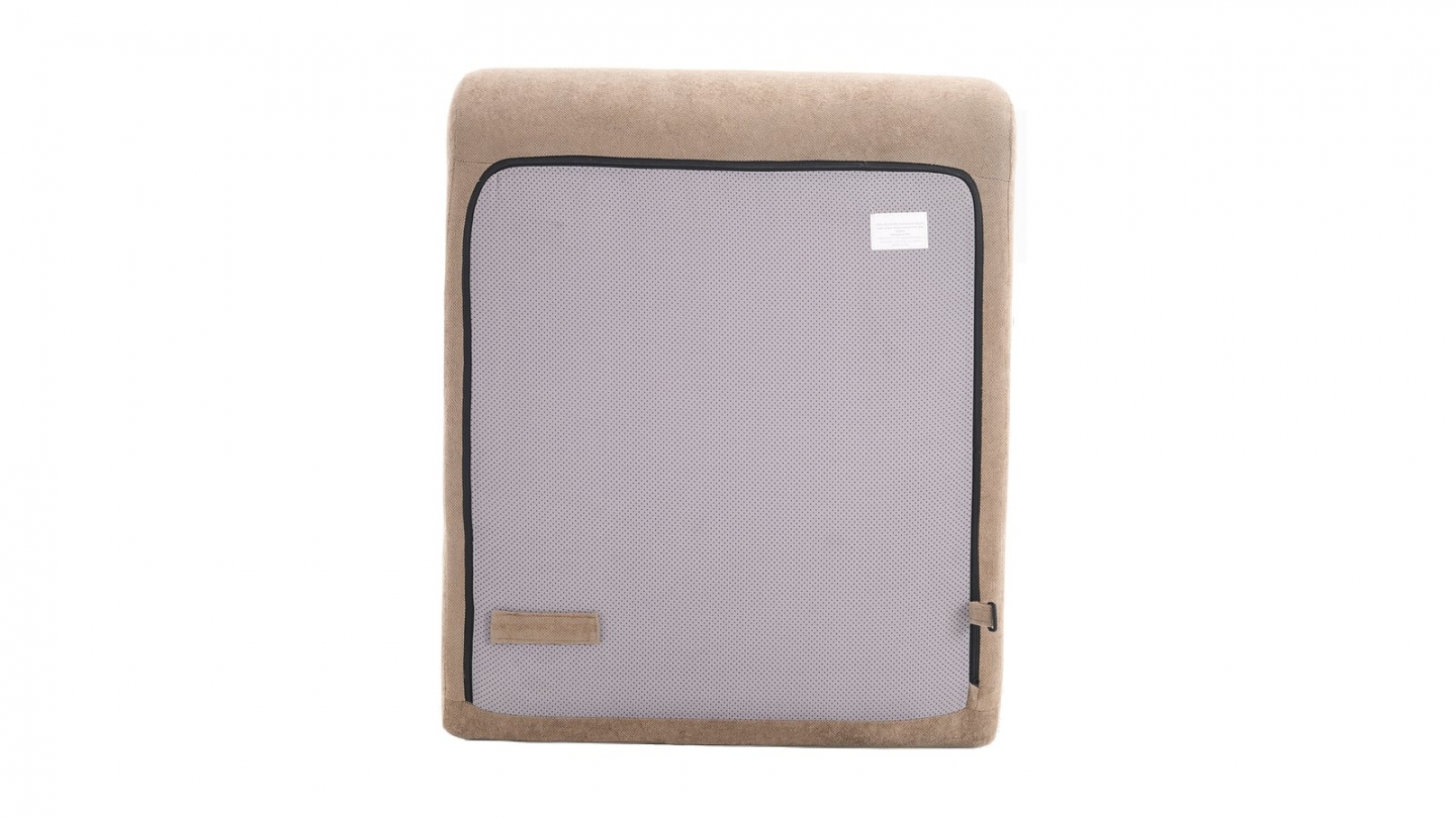 Ensemble chauffeuses + banquette modulables 4 places en tissu chenille moka - Billie Ensemble chauffeuses + banquette modulables 4 places en tissu chenille moka - Billie