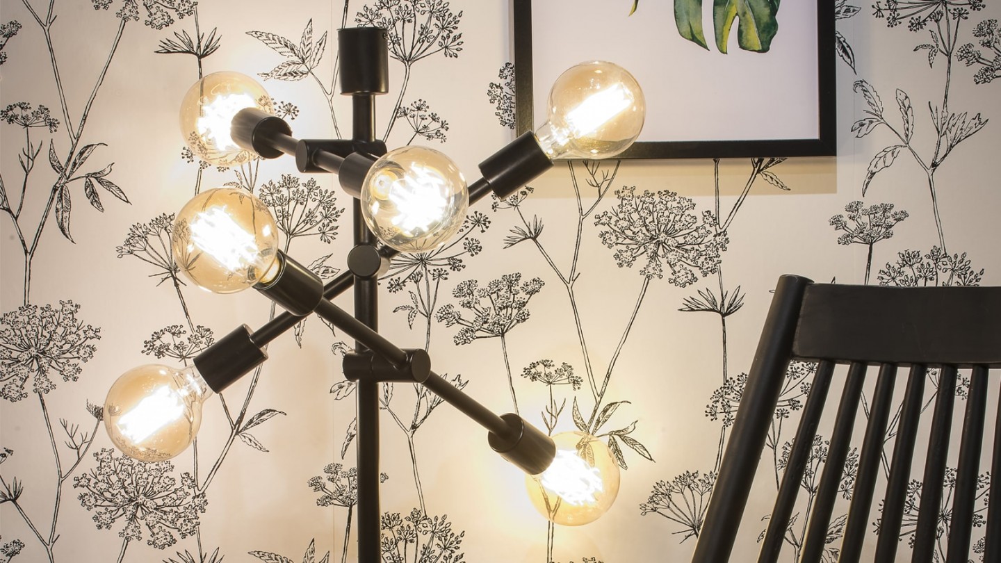 Lampe de table en fer noir - Collection Nashville - It's About Romi