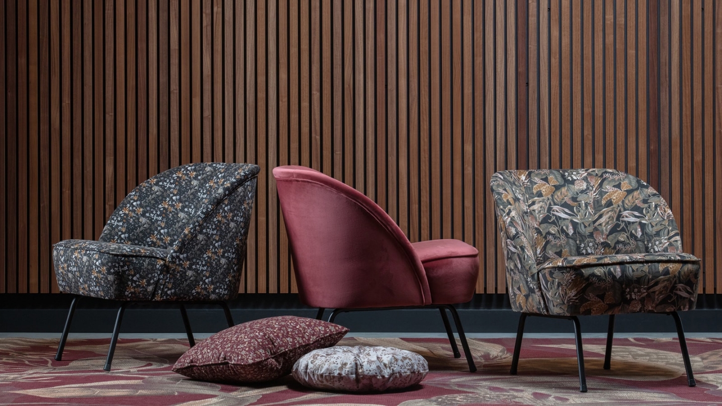 Fauteuil en velours noisette - Collection Vogue - BePureHome Fauteuil en velours noisette - Collection Vogue - BePureHome