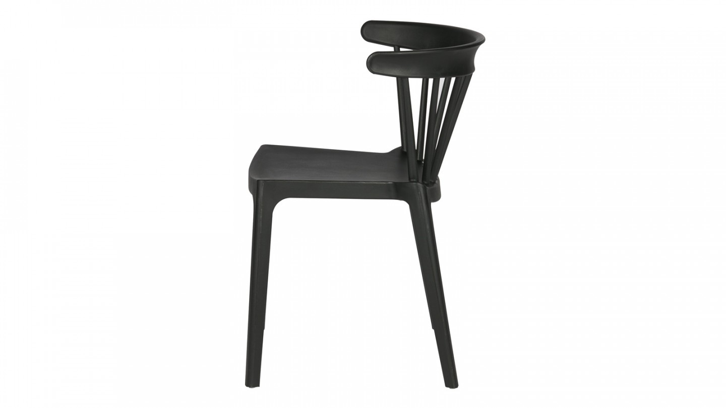 Lot de 2 chaises Bliss de bar noir