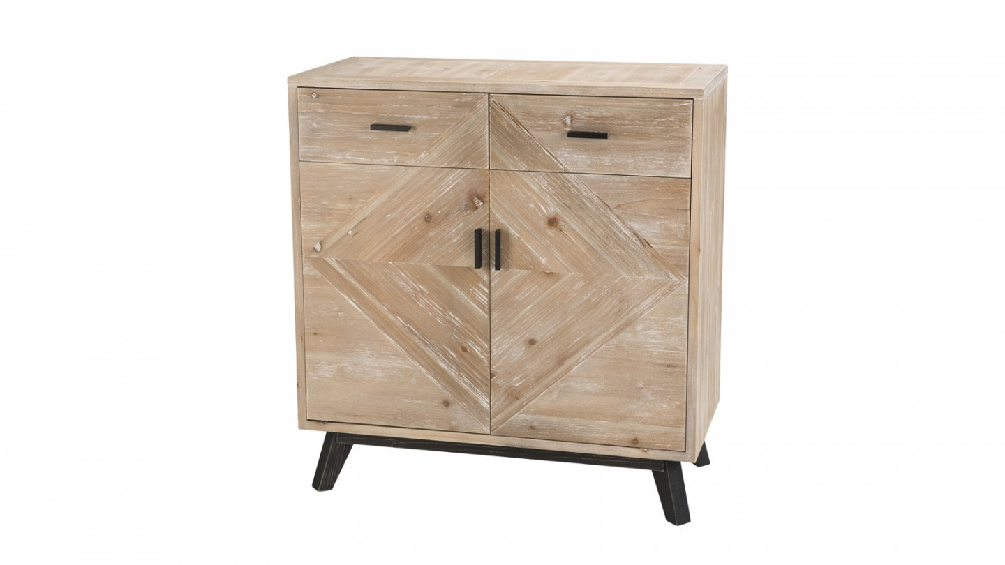 Buffet scandinave 2 tiroirs 2 portes - Collection Mandy