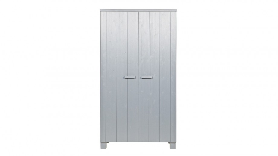 Dennis Armoire Pin Béton Gris