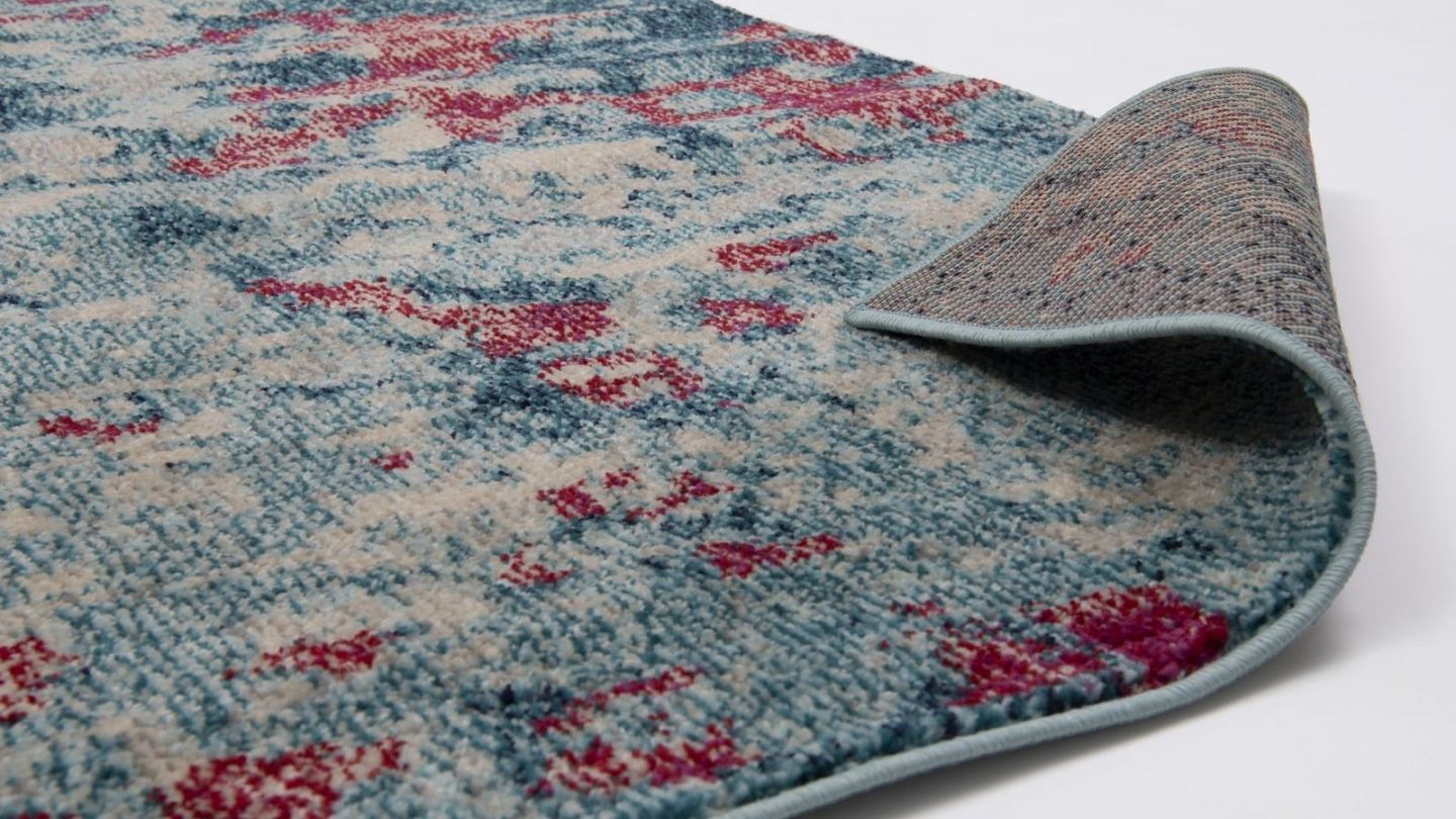 Tapis vintage Bleu 200x290cm - Collection Rhys