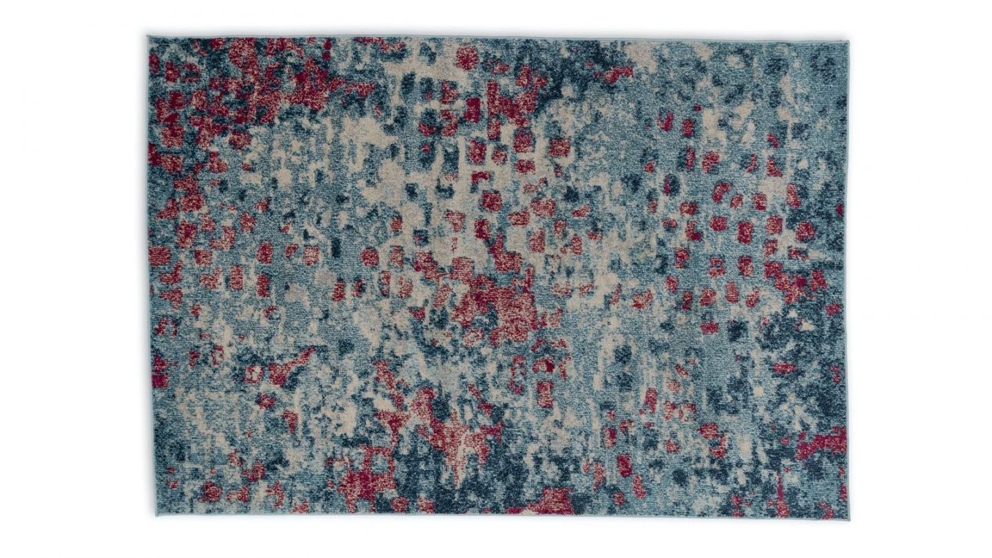 Tapis vintage Bleu 200x290cm - Collection Rhys